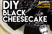 DIY黑色芝士蛋糕食谱：暗黑系甜点制作全攻略