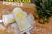 无酒精椰香菠萝冰棒制作教程，夏日清凉甜品食谱