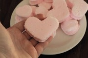 自制粉红薄荷心形棉花糖食谱，情人节甜点教程