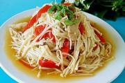 如何制作美味的金针炒肉丝，浙江菜经典家常菜