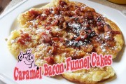 焦糖培根漏斗蛋糕食谱，中西合璧创意甜点教程