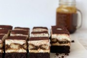 提拉米苏焦糖布朗尼食谱，巧克力咖啡与焦糖奶油的完美三重奏