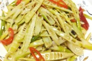 如何制作地道浙江菜-炒皮笋