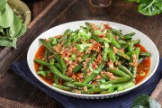 如何制作一道美味又健康的浙江菜-肉末四季豆