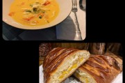 鸡肉椰奶咖喱汤配桃子奶油芝士夹心面包食谱