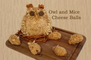 萌趣猫头鹰老鼠造型奶酪球制作全攻略