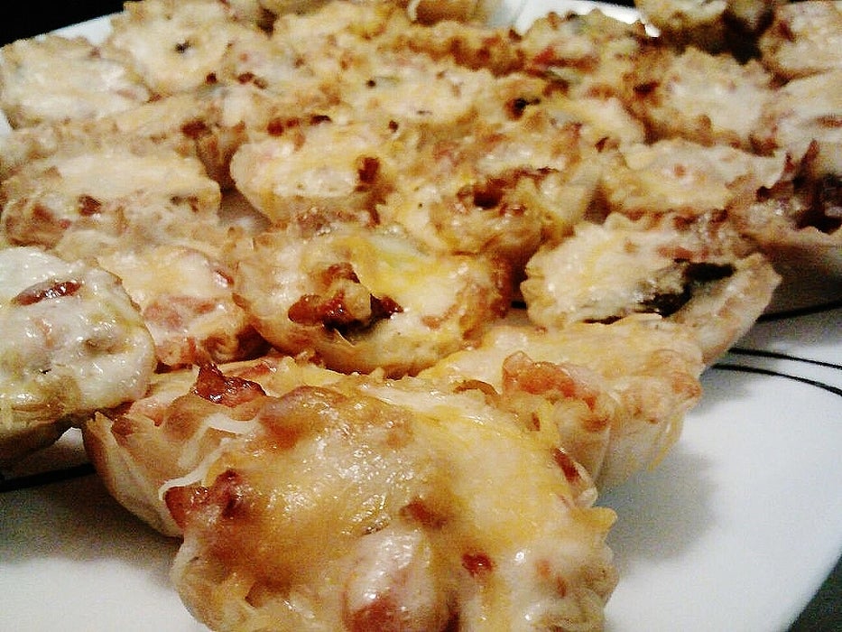 墨西哥培根罗特尔烘烤杯（开胃菜&派对小吃）