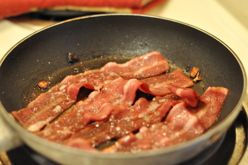 芝士培根椒盐脆饼热狗！