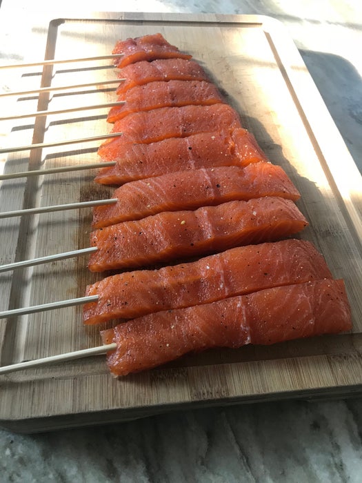 三文鱼处理（第二天）