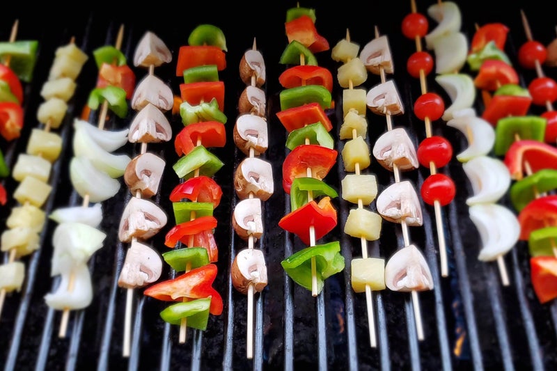 Grill the Skewers