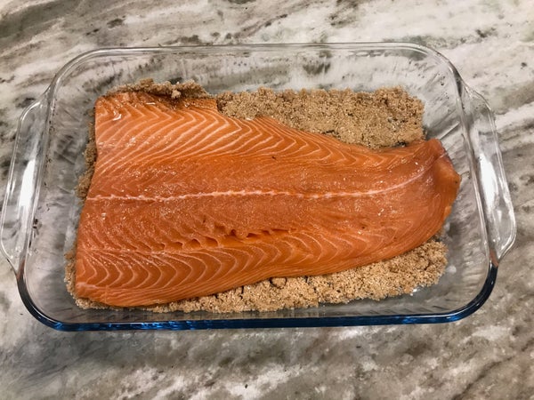 三文鱼处理（第一天）