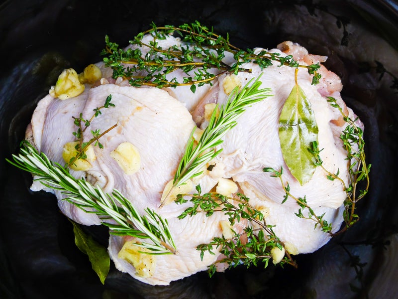 慢炖锅鸡肉油封