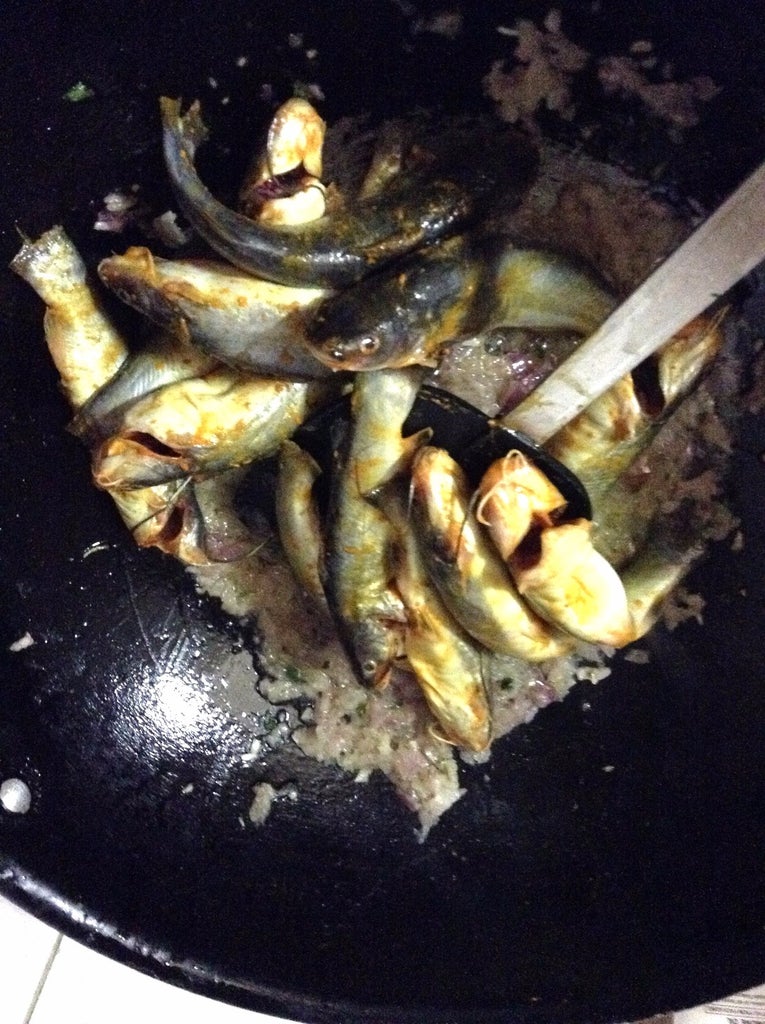 步骤2：加入鱼肉