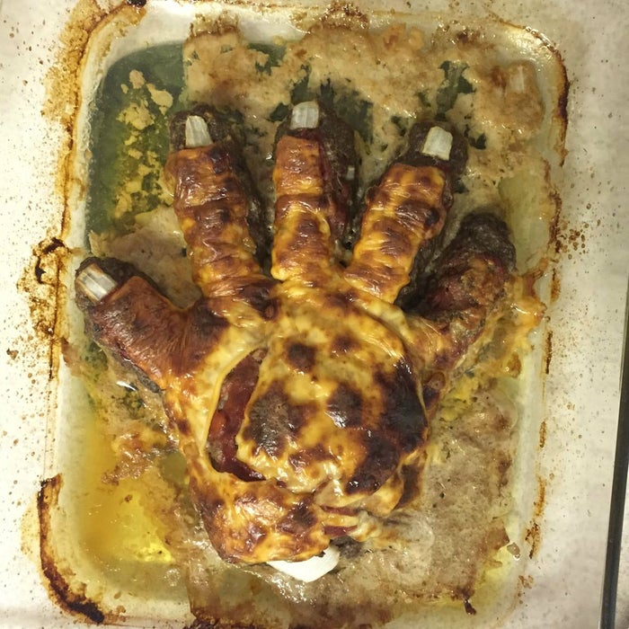 焦黑僵尸手肉饼！