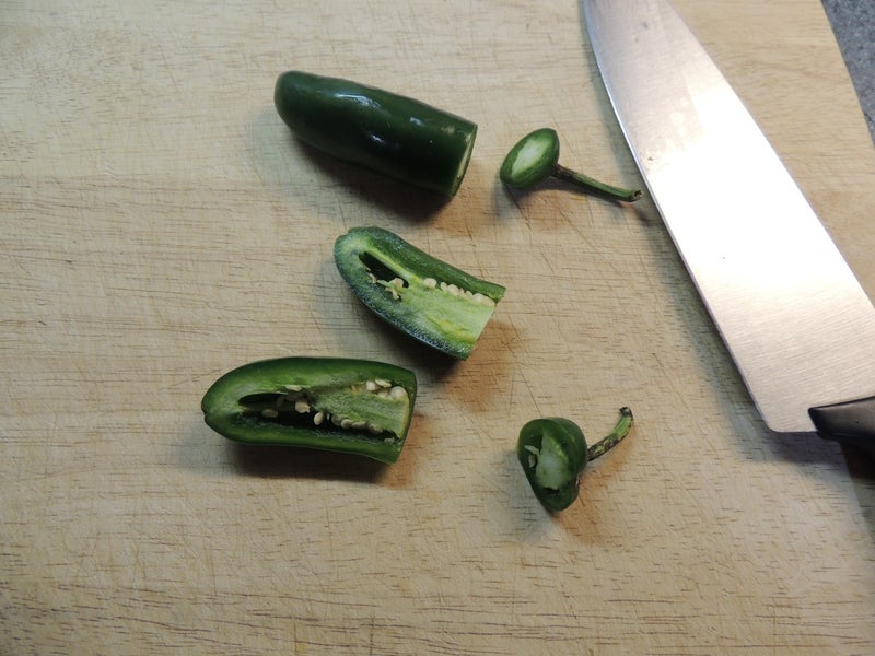 处理墨西哥辣椒