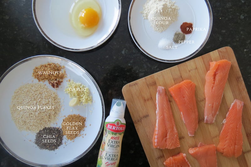 超级食物脆皮三文鱼条