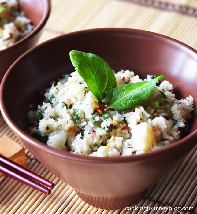 备餐1&2：午餐-花椰菜米