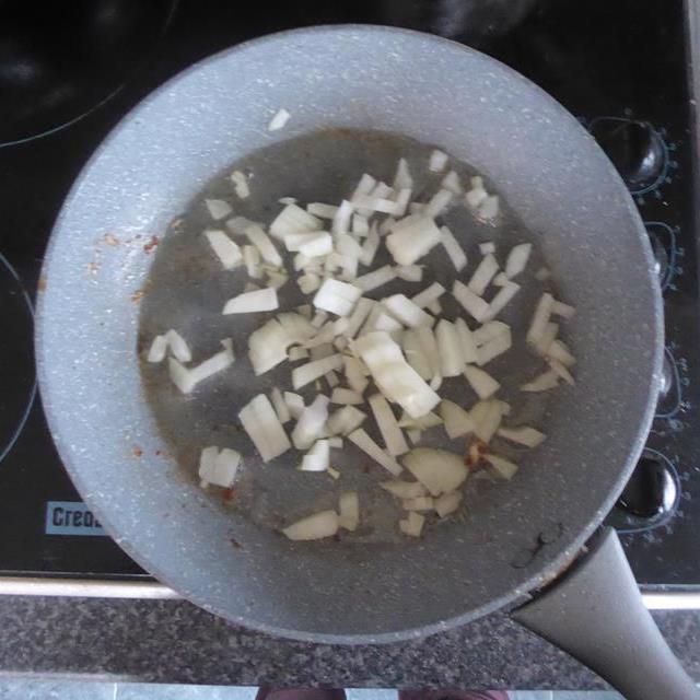 制作馅料 - 蘑菇