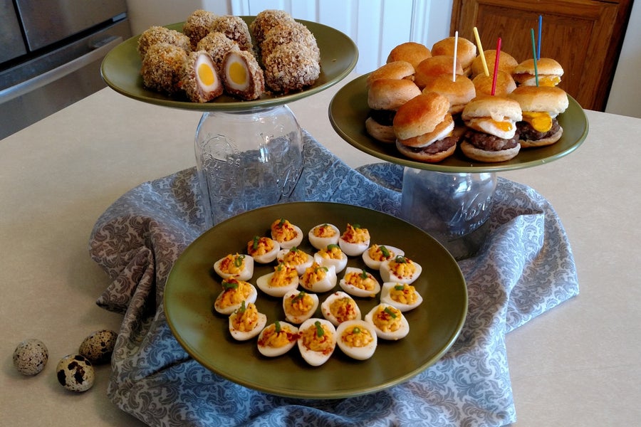 鹌鹑蛋迷你早午餐小点