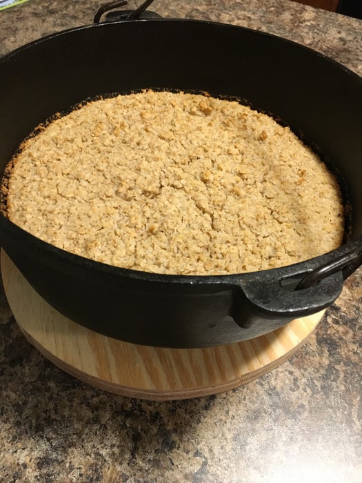 传统露营风味烤燕麦