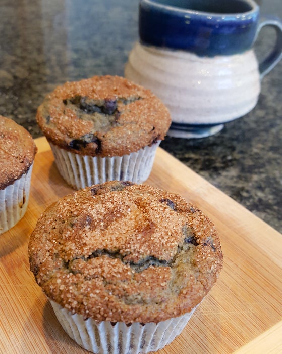 无麸质野生蓝莓玛芬蛋糕