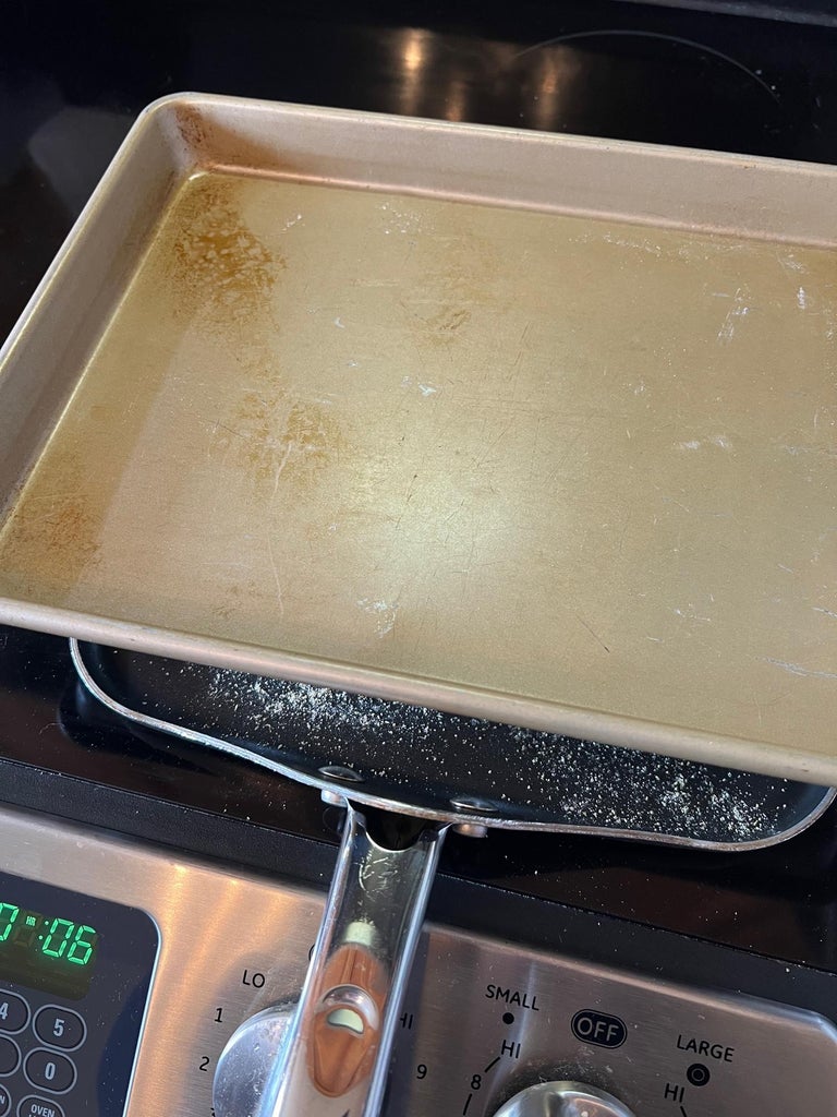 盖上烤盘