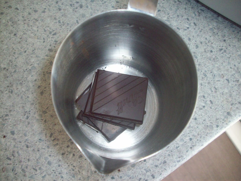 步骤1 - 融化巧克力