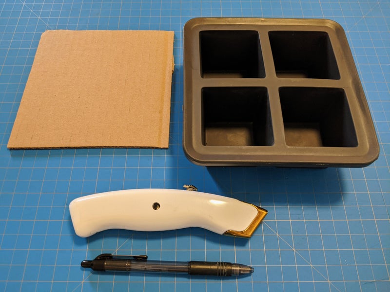 制作吸管固定架（1/2）- 描绘冰格轮廓