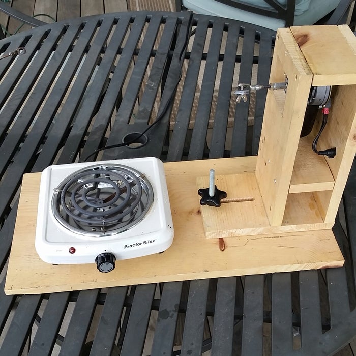 添加热板并安装电机架