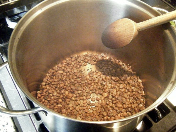 用现有工具烘焙咖啡