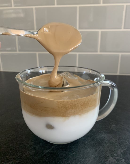 如何制作达乐加纳或打泡咖啡