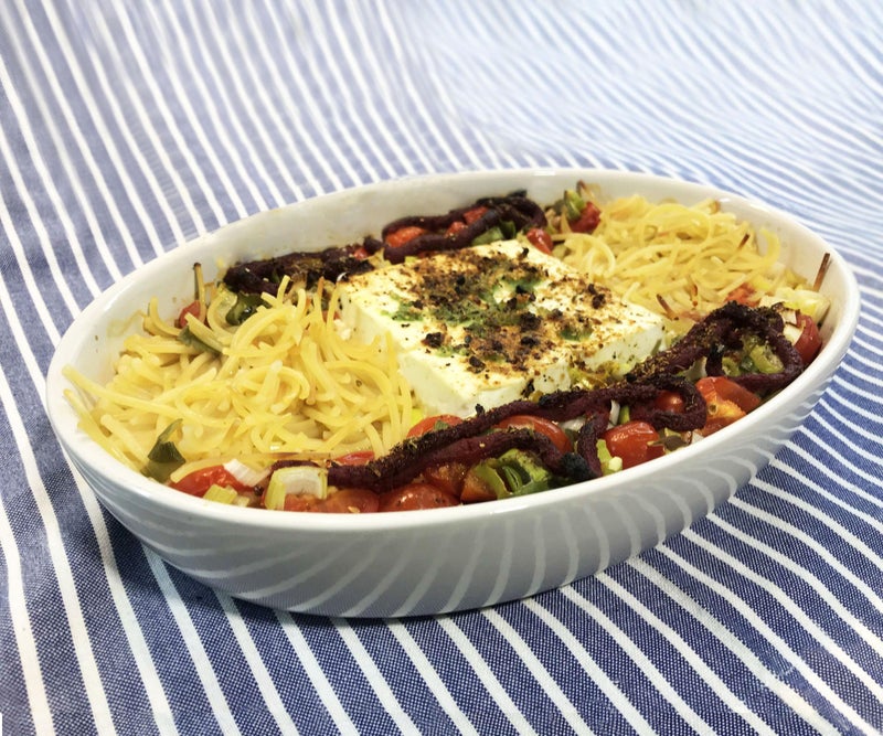 烤箱版菲达奶酪番茄意面