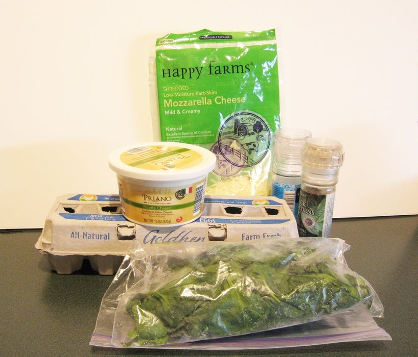 乳清干酪菠菜馅