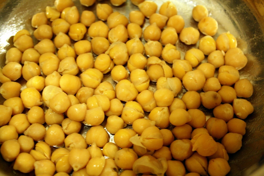 浸泡/煮鹰嘴豆（可选）