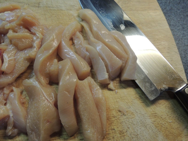 准备鸡肉