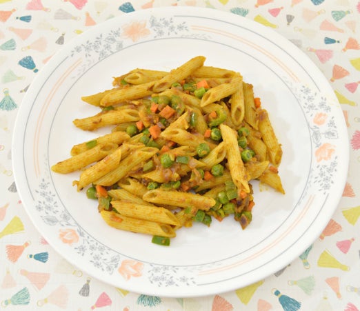 Pasta With Indian Masala Twist