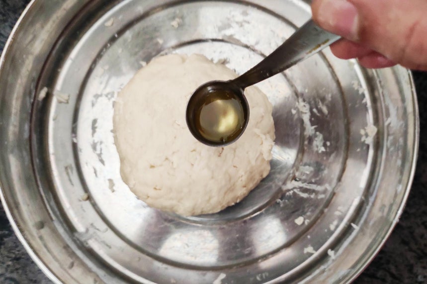 Add Teaspoon Oil and Knead