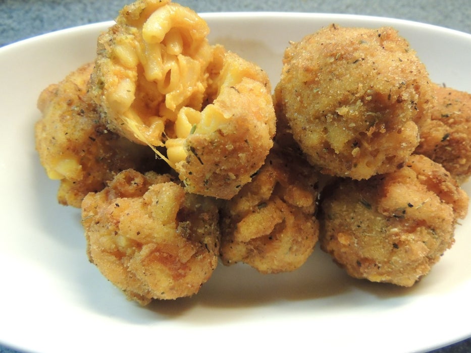 原子芝士通心粉球