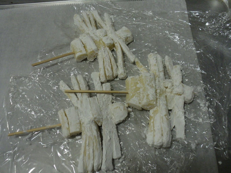 经典三步裹粉法...