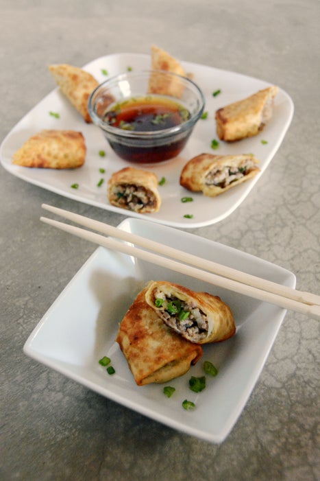 享用美味蛋卷！