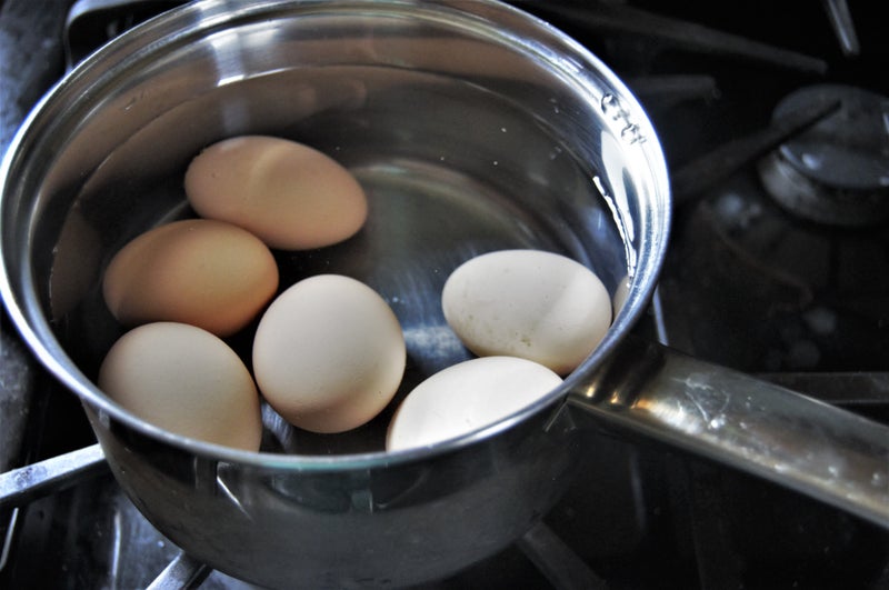 煮制鸡蛋