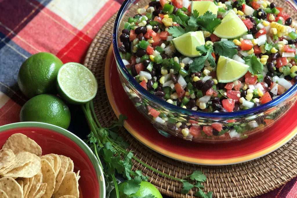 玉米黑豆莎莎酱
