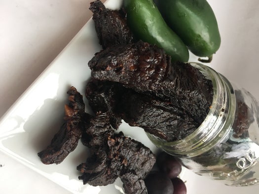 有机黑樱桃墨西哥辣椒风味牛肉干