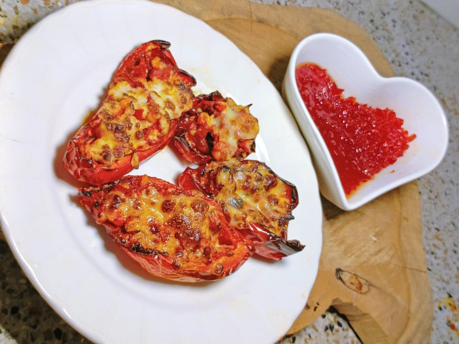 空气炸锅酿小甜椒