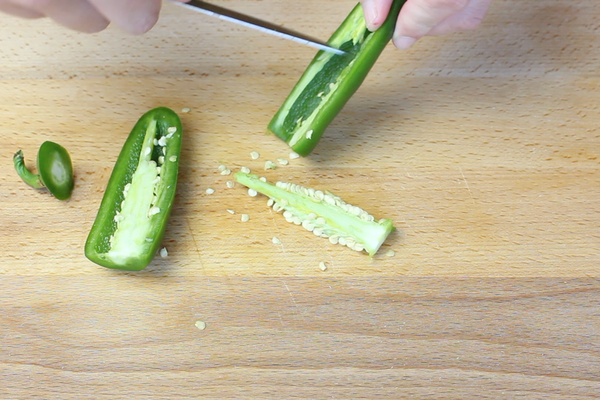 处理墨西哥辣椒