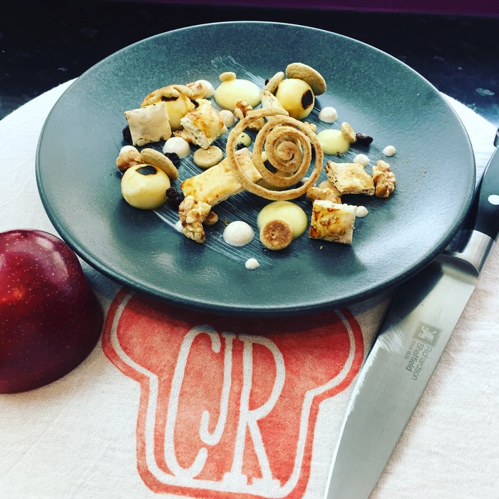 健康苹果酥皮煎饼