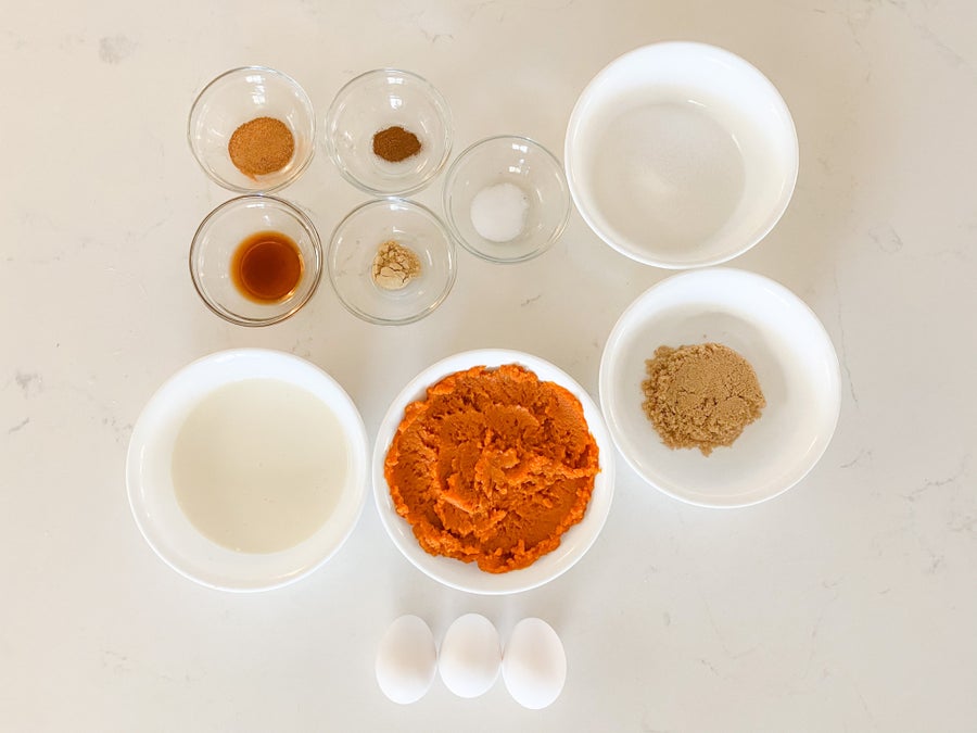 Ingredients for the Piecaken