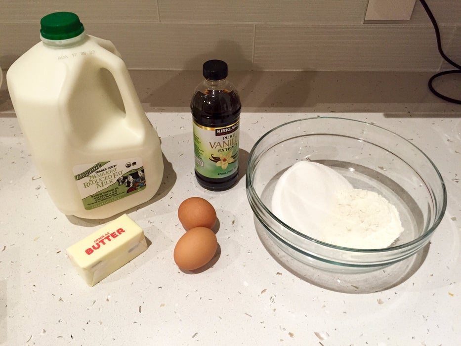 Ingredients for Taco Shell