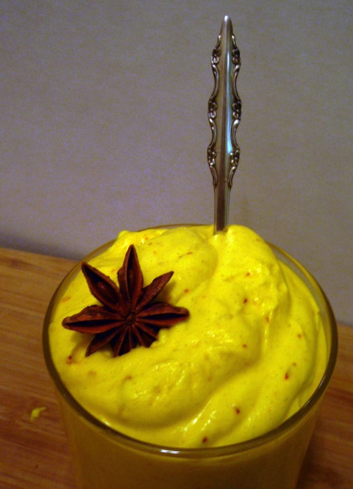 印度藏红花慕斯