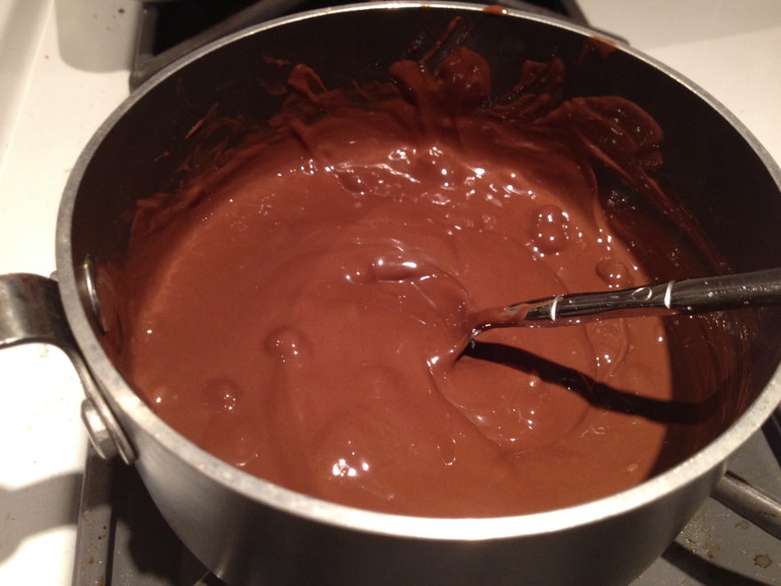 Melt Your Chocolate.
